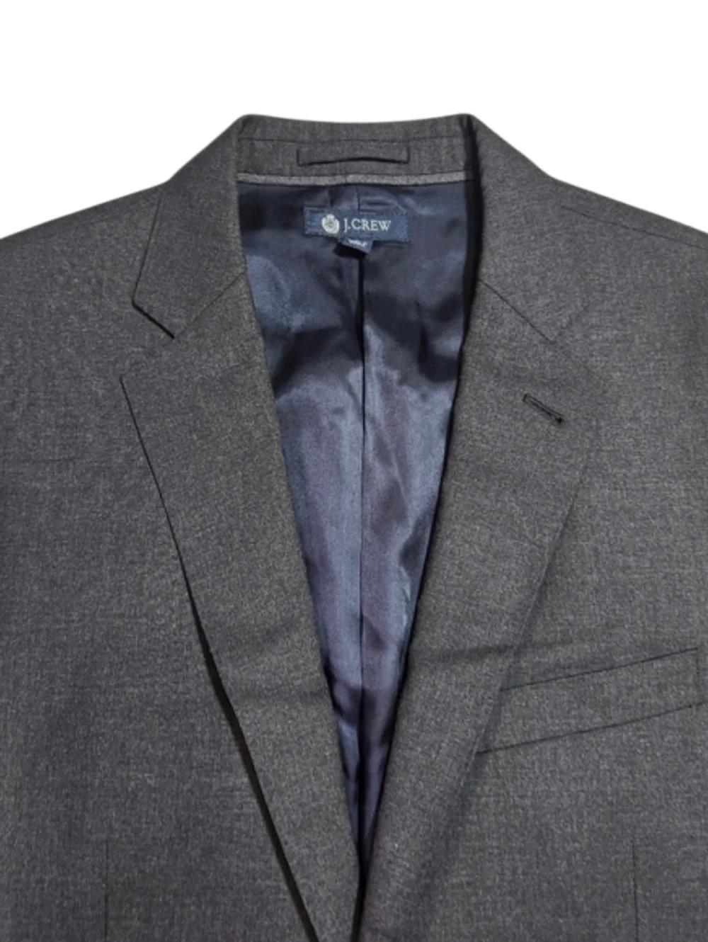 J Crew Loro Piana Wool Super 120s Blazer Aldridge Jacket Mens 38 Regular Grey